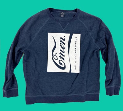 C'mon Cola Sweat Shirt --- Navy Blue --- Size: 2XL