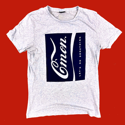 C'mon cola shirt --- light blue --- size: m