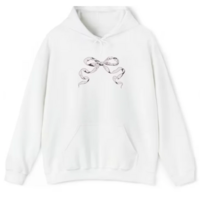 Y2K RIBBON GRAPHIC HOODIE - Thumbnail 4