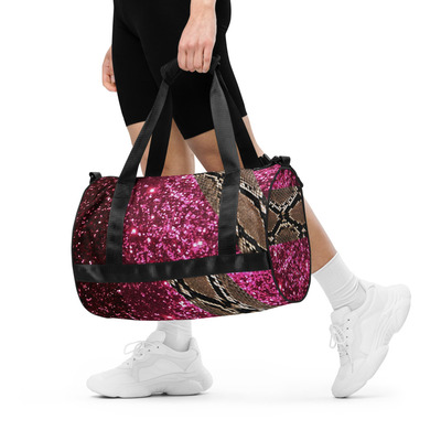 Slither Glitter Gym Bag