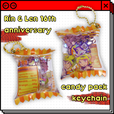 Rin & Len 16th birthday candy charm