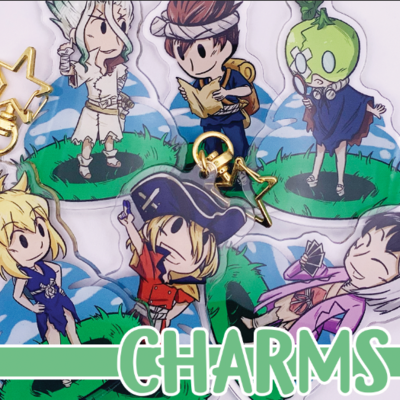Dr stone charms