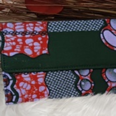 Ankara printed wallet