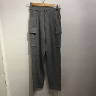 Y’s grey knitted cargo pants 80s