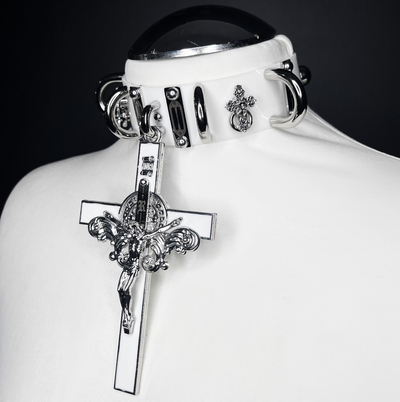 CATHEDRAL KYRIE neckpiece [WHITE]