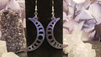 Moon Phase Earrings Set #5