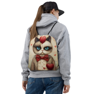 Mr. bill drawstring bag