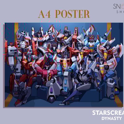 Starscream dynasty poster