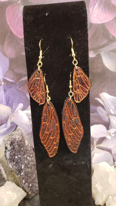 Double Butterfly Earrings Set #5