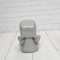 Pizza Party Robot Resin Figurine Kawaii Desk Buddy - Thumbnail 3