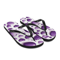 KissMe Julies purple Hearts Flip-Flops - Thumbnail 6