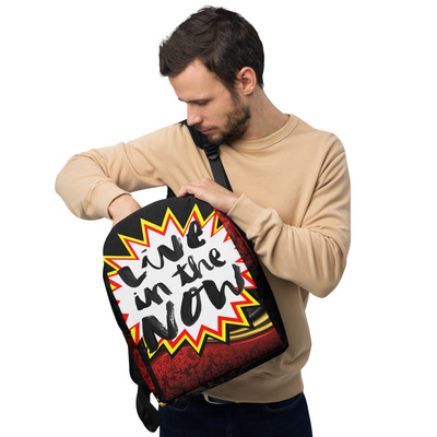 Live in the Now Minimalist Backpack