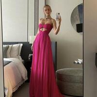 Beauty Sexy Pink Tulle Party Dresses - Thumbnail 2