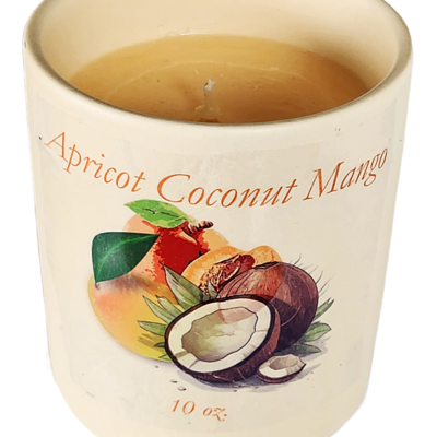 Apricot coconut mango candle