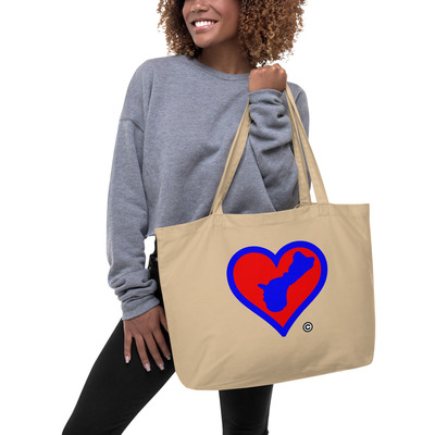 1m8ge, is © large organic tote bag