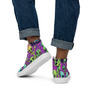Mens high top canvas shoes Variegated World Aliens-17