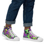 Mens high top canvas shoes Variegated World Aliens-22