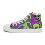 Mens high top canvas shoes Variegated World Aliens-23