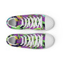Mens high top canvas shoes Variegated World Aliens-26