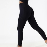 Two Piece Yoga Set - Black - Thumbnail 1