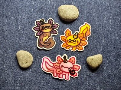 Axolotl Stickers
