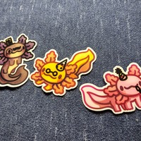 Axolotl Stickers - Thumbnail 1