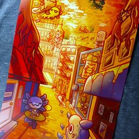 Axolotl Street Print - Thumbnail 4