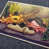 Axolotl Tea Mini Print - Thumbnail 2