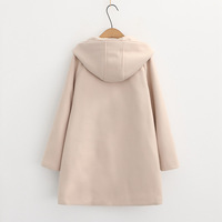 Horn button woolen jacket - Thumbnail 1