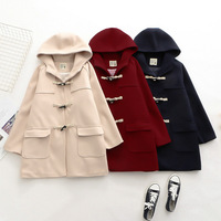Horn button woolen jacket - Thumbnail 5