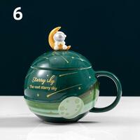 Astronaut Planet Water Cup Mug - Thumbnail 5