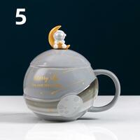 Astronaut Planet Water Cup Mug - Thumbnail 6