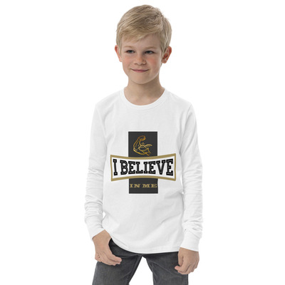 I believe in me long sleeve tee