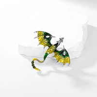 Classic Enamel Dragon Creative Brooch Unisex  - Thumbnail 6