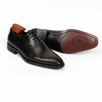  Business dress Oxford shoes men's wedding top layer calfskin carved vintage 2 colors - Thumbnail 2