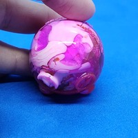 Behbes Collectible Figure (small) (Purple crystal swirls n gold/holo flakes) - Thumbnail 1