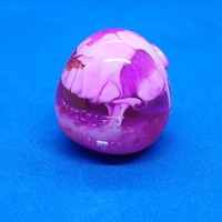 Behbes Collectible Figure (small) (Purple crystal swirls n gold/holo flakes) - Thumbnail 3