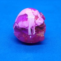 Behbes Collectible Figure (small) (Purple crystal swirls n gold/holo flakes) - Thumbnail 4