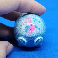 Behbes Collectible Figure (small) (blue candy sparkles) - Thumbnail 4