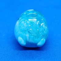 Behbes Collectible Figure (small) (blue and white swirls/blue marbles) - Thumbnail 5