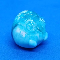 Behbes Collectible Figure (small) (blue and white swirls/blue marbles) - Thumbnail 7
