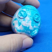 Behbes Collectible Figure (small) (pastel blue/pink/white) - Thumbnail 4