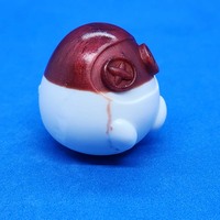 Behbes Collectible Figure (small) (maroon top/half white) - Thumbnail 1