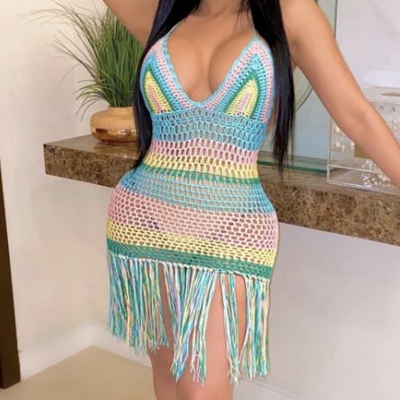 The ‘ knitted crochet’ dress