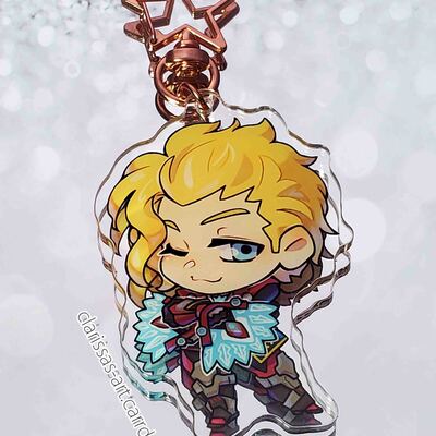 Mikhail acrylic charm