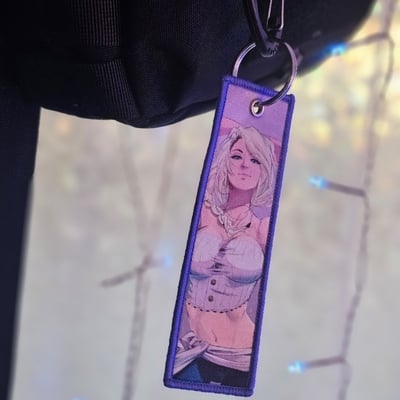 Flight tag keychains