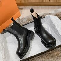 Women's Martin boots thick-soled Chelsea short mid boots  - Thumbnail 1