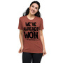 "We've Already Won" - Unisex, Short Sleeve Christian t-shirt-1