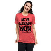 "We've Already Won" - Unisex, Short Sleeve Christian t-shirt - Thumbnail 6