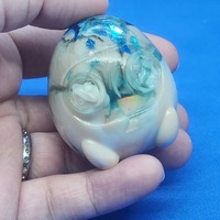 Behbes Collectible Figure (big) (blue/cream glitter) - Thumbnail 3